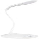 Luminária De Mesa LED USB Flexível E Recarregável - Abajur Com 3 Níveis De Intensidade De Luz -Branca-
