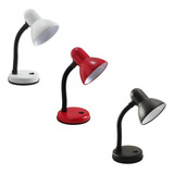Luminária De Mesa Leitura Trabalho Manicure Estética Luz Cor Da Estrutura Preto