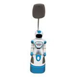 Luminária De Mesa Robô C Bateria Recarregável