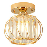 Luminária De Teto Cristal Led E26 Base Montagem Estilo D