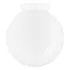 Luminaria De Teto Nbk Globo De Vidro Leitoso Esférico Com Colar 08 X 15 Cor Branco