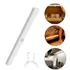 Luminária Domeasy Barra De Led Branca Sensor De Presença Movimento Luz Portatil Recarregável Usb Spot P/ Cozinha Armário Prateleira Escadas Roupeiro Corredor