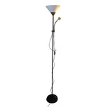 Luminaria Duo Floor Chao Abajur Articulada Pedestal Coluna