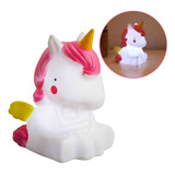 Luminária E Abajur Led Infantil Unicornio Fofa Luz Noturna