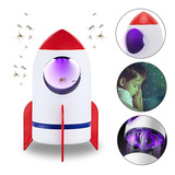 Luminária E Armadilha Foguete Infantil Pega Mosquito Bivolt