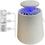 Luminária E Armadilha Mata Mosquito Repelente Com LED UV USB Automático Silencioso