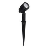 Luminária Espeto Para Jardim Focado Led Pix 3w Bivolt Preto Cor Da Luz Verde Voltagem Bivolt Tanto Em 110v Como Em 220v