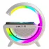 Luminária G Speaker Caixa De Som Carregador Por Indução Ftm