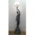 Luminaria Grega De Petit Bronze Com Tulipa Murano Cod 39l4