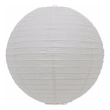 Luminária Japonesa Chinesa Oriental Lanterna Casamento 30cm Cor Branco N a