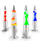 Luminária Lava Lamp Decoração Bolha Foguete 110v Escolha Cor