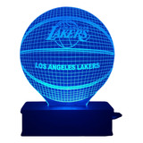 Luminária Led  1 Cor  Los Angeles Lakers  Basquete