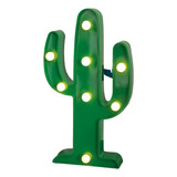 Luminária Led Abajur Cacto Decoração Luzes Mesa Parede