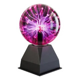 Luminária Led Abajur Globo De Plasma 24 Cm Bola Night Light
