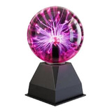 Luminária Led Abajur Globo De Plasma 24 Cm Bola Night Light