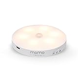 Luminária LED Com Sensor De Presença Luz Noturna Luzinha Momo Lifestyle Recarregável USB Sem Fio 0 5W 2 Modos Branco Quente E Branco Frio Unidade 1 