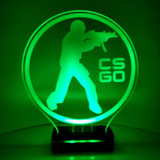 Luminária Led Csgo Cs Go Personalizado