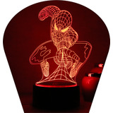 Luminária Led Homem Aranha Spider Man