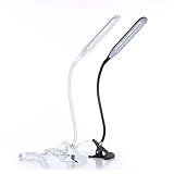 Luminária Led Mesa Alto Brilho Portátil Presilha USB Notebook Leitura Preto 