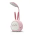 Luminária Led Mesa Articulável Abajur Fofo Quarto Infantil Cor Da Estrutura Rosa