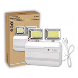 Luminária Luz Emergência Led 12w Bloco Evo 2 Faróis Recarregável 2200lm 6000k Branco 110v 220v Bivolt Cód 354071440 Avant Pro