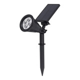 Luminária Luz Solar Jardim Spot Grama Iluminação Super Led