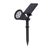 Luminária Luz Solar Spot Super Led Jardim 4w Branco Frio
