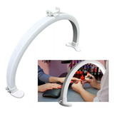 Luminaria Meia Lua De Mesa Estetica Cilios Manicure Branca