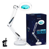 Luminária Mesa Bancada Led Lupa Profissional Para Manicure