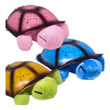 Luminaria Musical Infantil Tartaruga Pelucia Estrelas