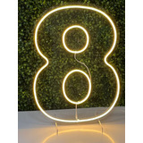 Luminaria Neon Led Numero