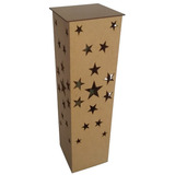 Luminaria P Decoração Estrelas 60cm Mdf