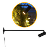 Luminária P Jardim Vertical Preto Articulável Gu10 H1753
