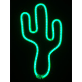 Luminaria Parede Cactus Neon