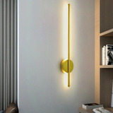 Luminária Parede Luz Indireta Led Arandela Mod Dourada P09