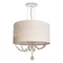 Luminária Pendente Branca 30cm De Diâmetro X 15cm De Altura