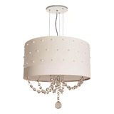 Luminaria Pendente Branca 30cm