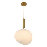 Luminaria Pendente Bronze Bola