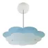 Luminária Pendente Infantil Nuvem Céu Lua Sol Azul Bebê 110v/220v