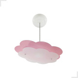 Luminária Pendente Infantil Nuvem Céu Lua Sol Azul Rosa Kid