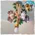 Luminária Pendente Infantil Safari Casal Zebra E Girafa 