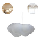 Luminária Pendente Nuvem Fluffy Decoração Fofa Quarto Bebê