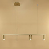 Luminaria Pendente Retangular 75cm
