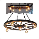 Luminaria Pendente Rustica Lustre