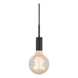 Luminária Pendente Teto Lustre Moderno Preto Infinite 1932 110v 220v