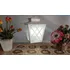 Luminaria Pendulo Corrente Casinha Ferro Funciona 110/220v