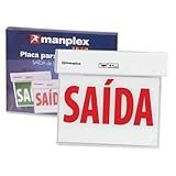 Luminária Placa Saída Emergência Led Face Única 110 220v