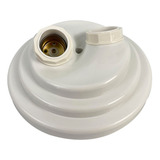 Luminária Plafon Duplo Simples Utron 17cm 2 Lâmpadas Branco