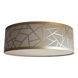 Luminaria Plafon Recorte Bronze