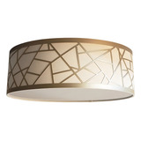 Luminaria Plafon Recorte Bronze